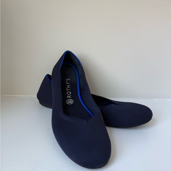 Rothy's the Daily Flat in Maritime Navy Blue size 11 - Picture 2 of 9
